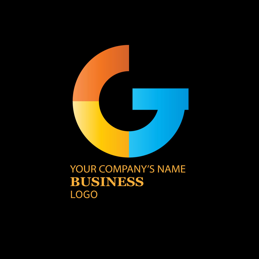 Image of a G-shaped logo with a great design