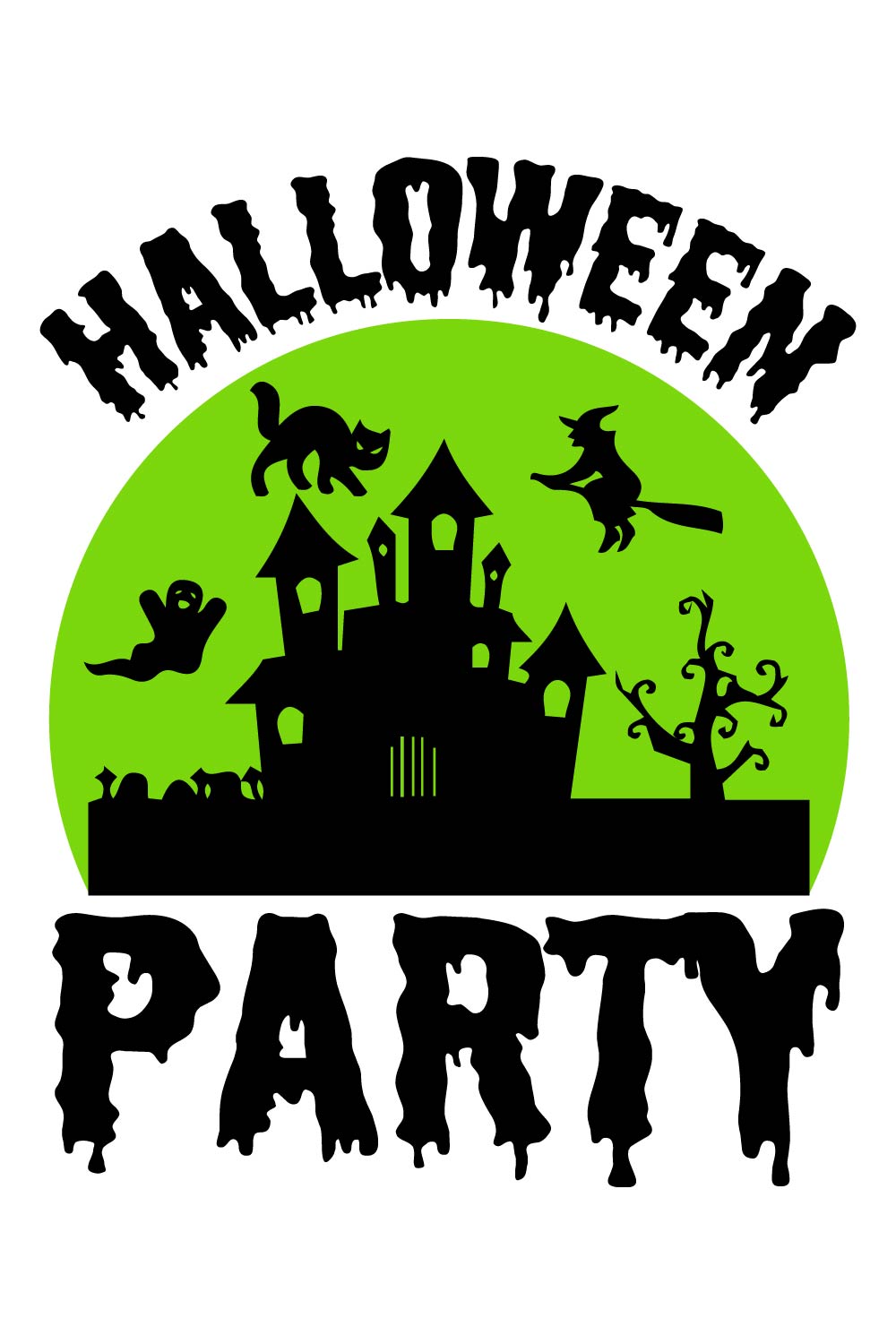 T-Shirt Halloween SVG Design Bundle pinterest image.