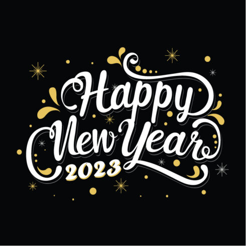 Happy New year 2023 T-shirt Design - MasterBundles