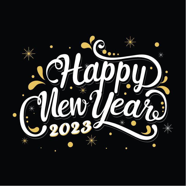 Stylish T-shirt New Year Design preview image.