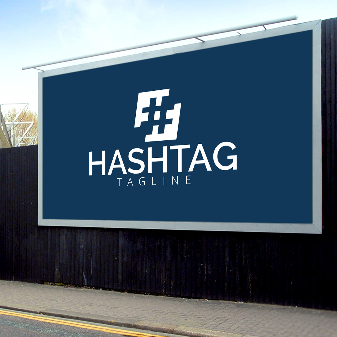 Hashtag Modern Business Logo Design - MasterBundles