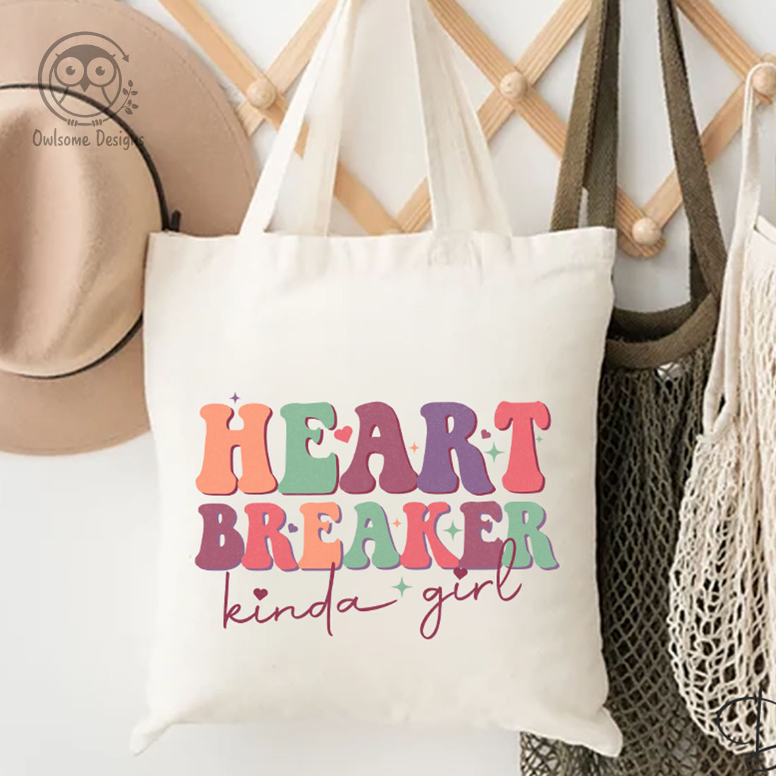 Heart Breaker Kinda Girl Retro Quotes Valentine cover image.