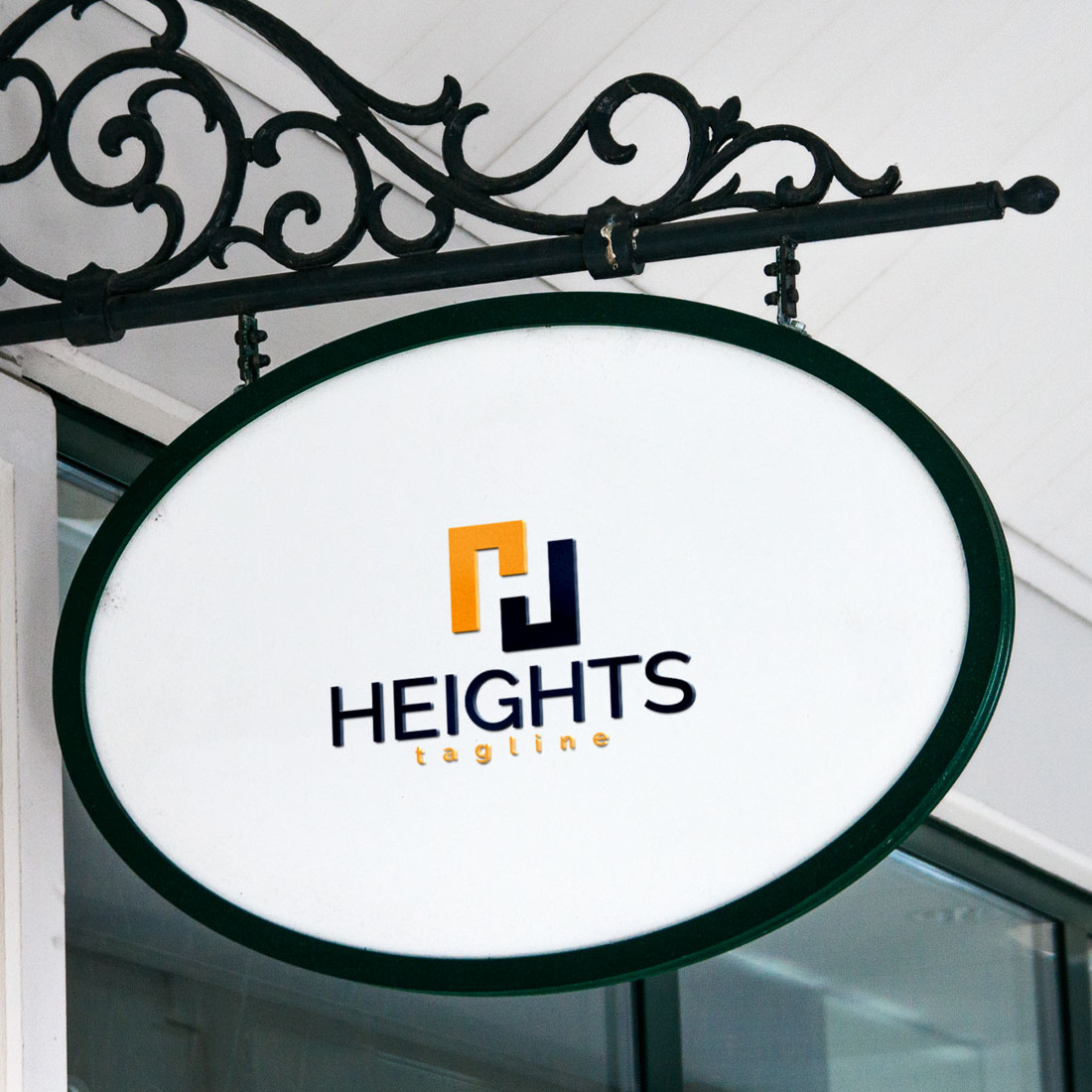 Minimalist Heights Business Logo Design cover image.