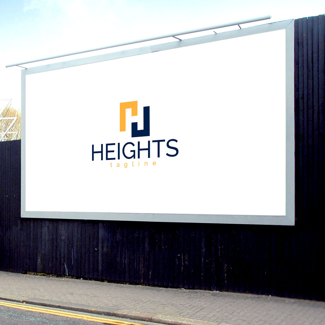 Modern Heights Business Logo Design preview image.