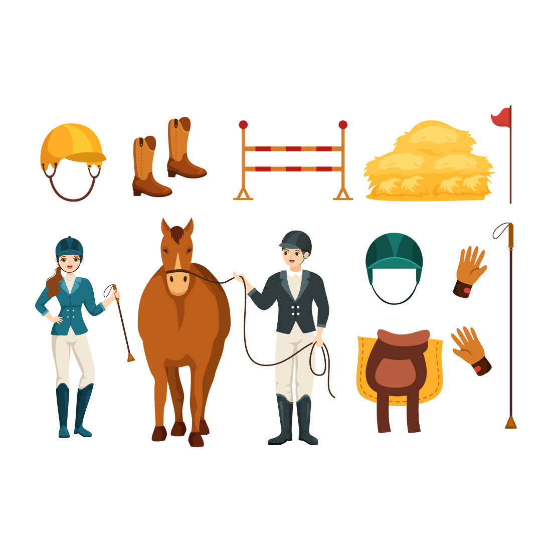 Horse Trainer Graphics Design cover image.