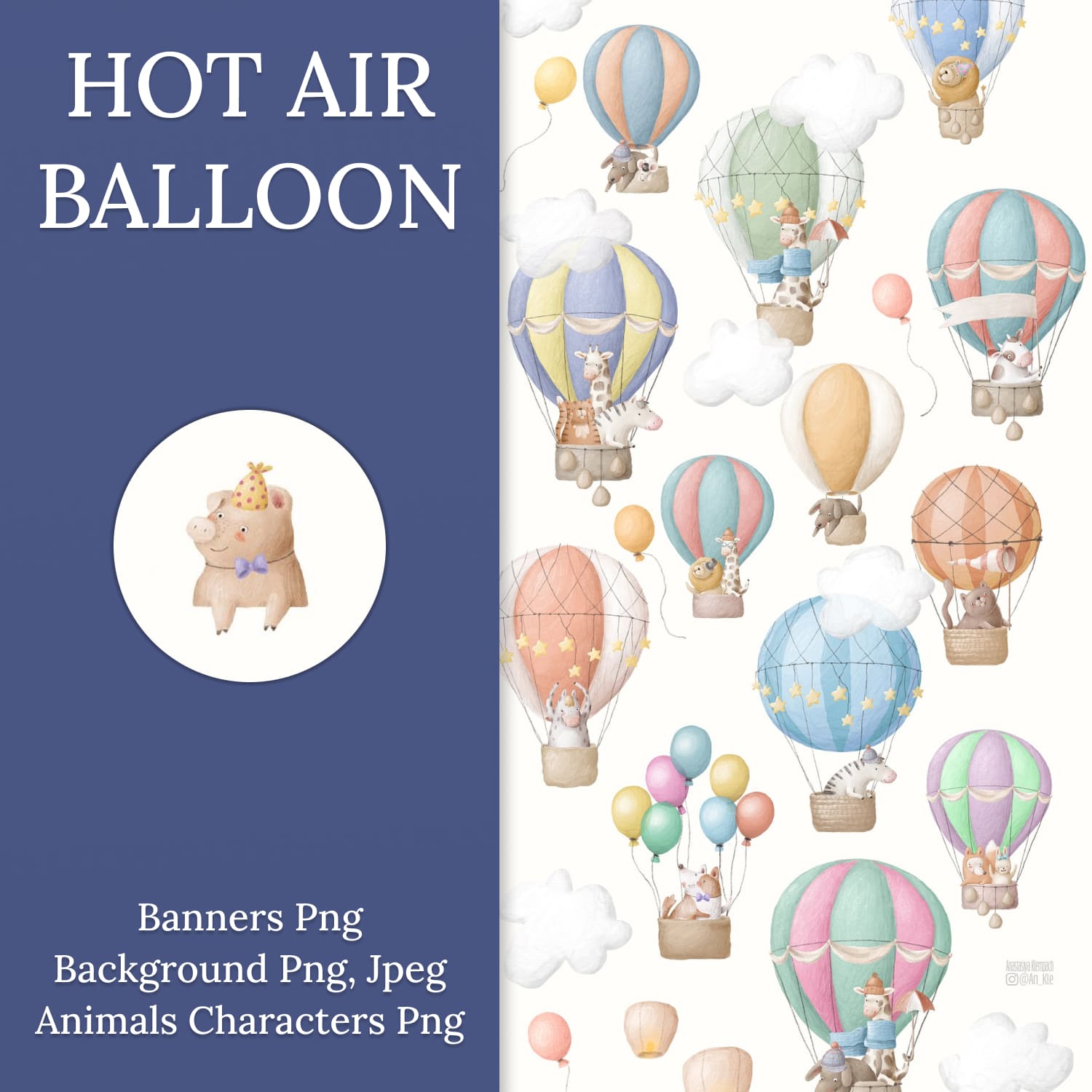 Hot Air Balloon.
