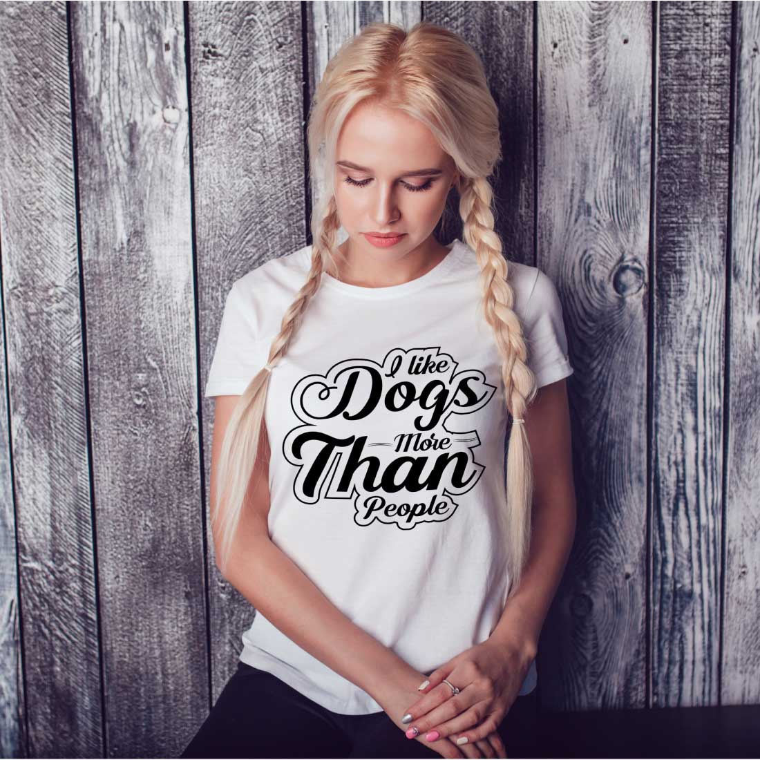 I Like Dogs More than People Dog T-shirt , T-shirt Dog main cover.
