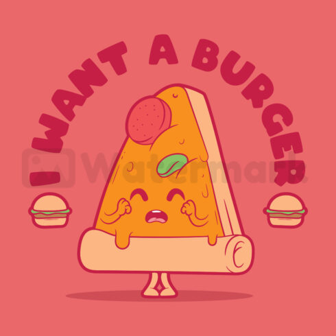 I want a Burger Vector Design cover image.
