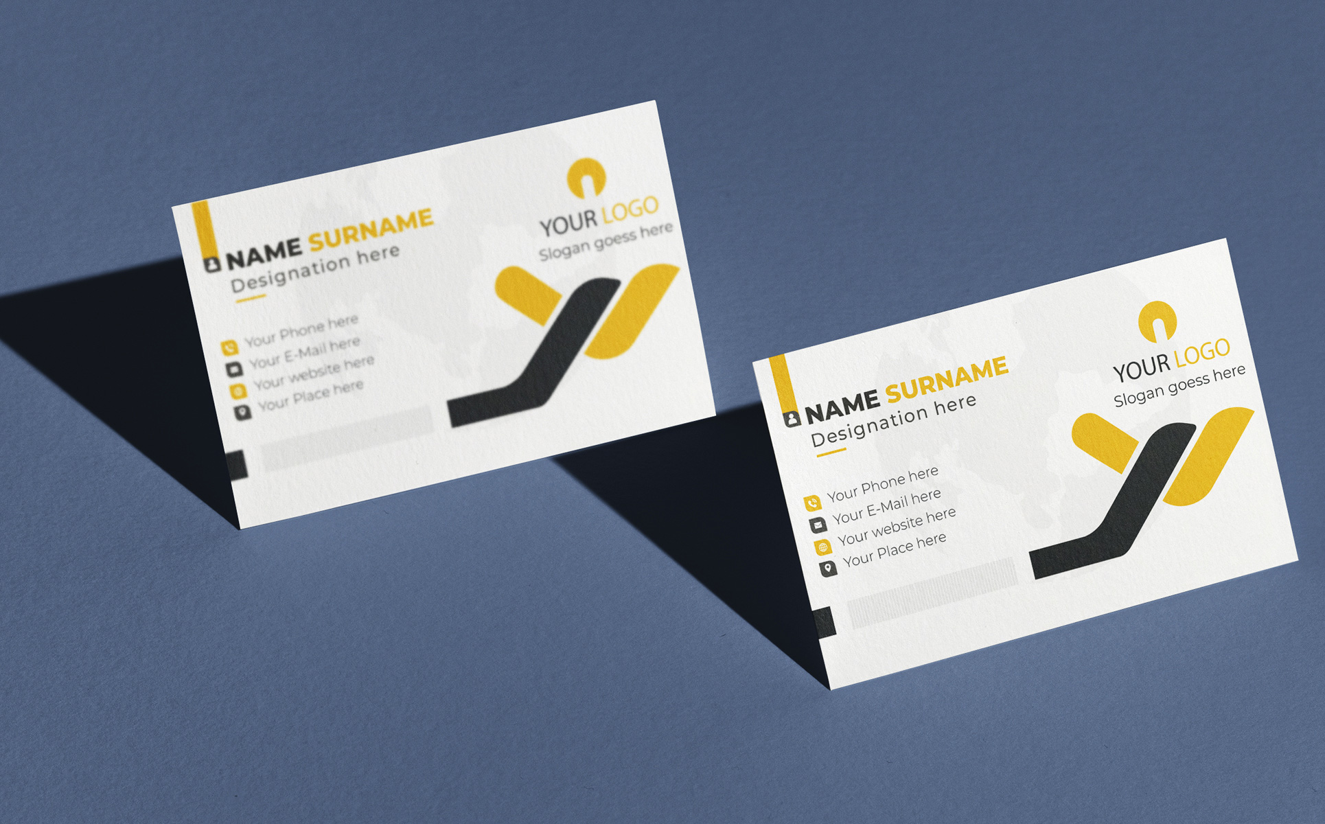 Business Card Clean Design Bundle preview image.