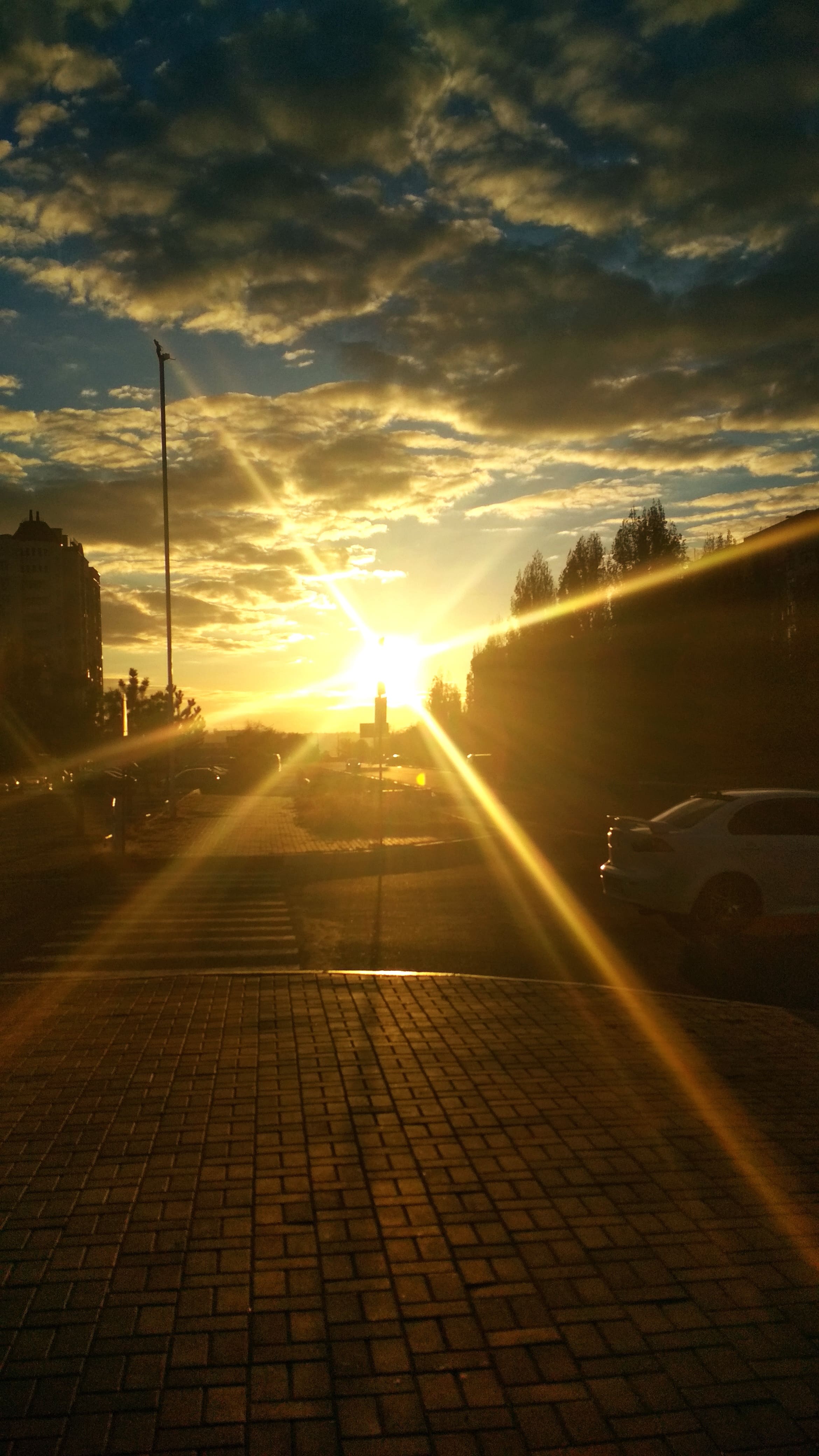Beautiful Sunrise in Ukraine Photo preview image.