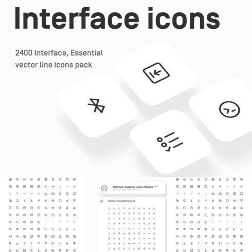 Interface, Essential, UI Line Icons.