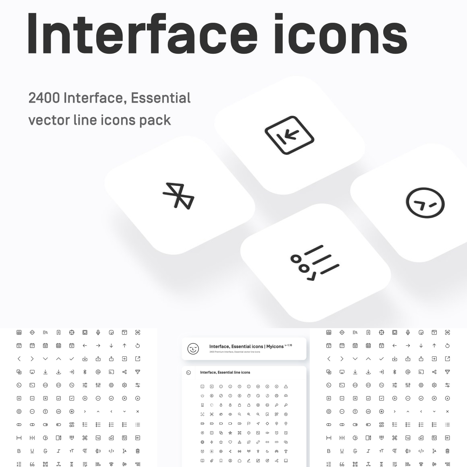 Interface, Essential, UI Line Icons.