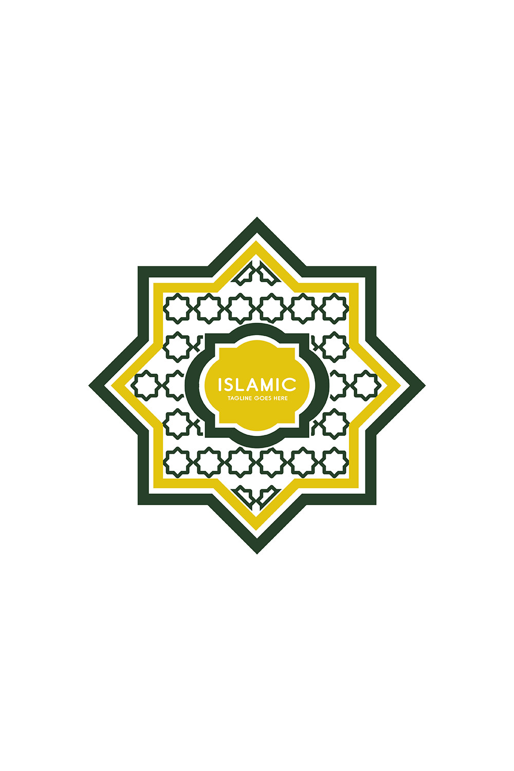 Islamic Logo Design Pinterest image.