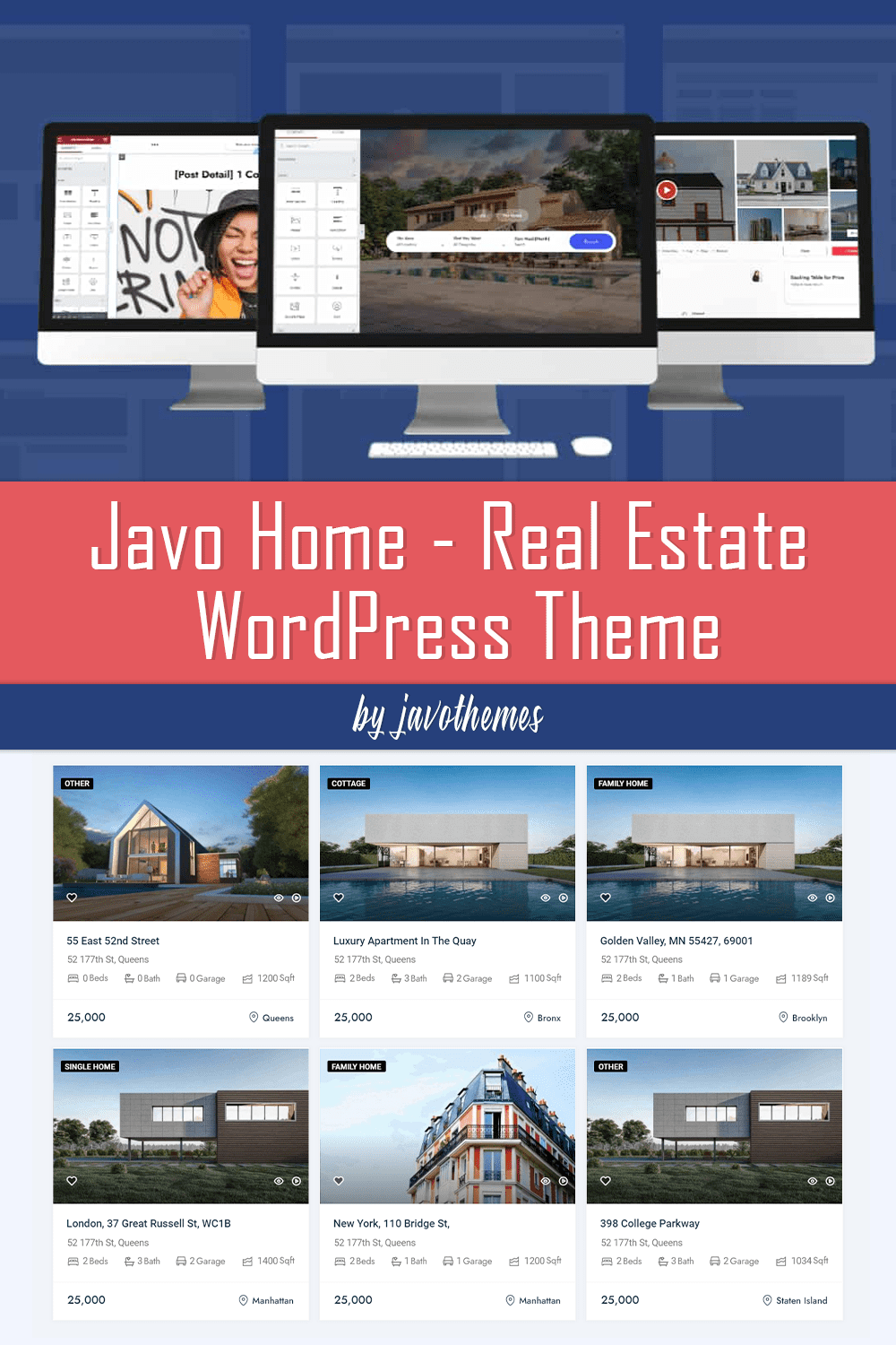 javo home real estate wordpress theme pinterest 272