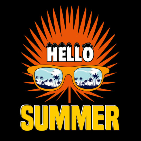 Summer T-shirt Design cover image.