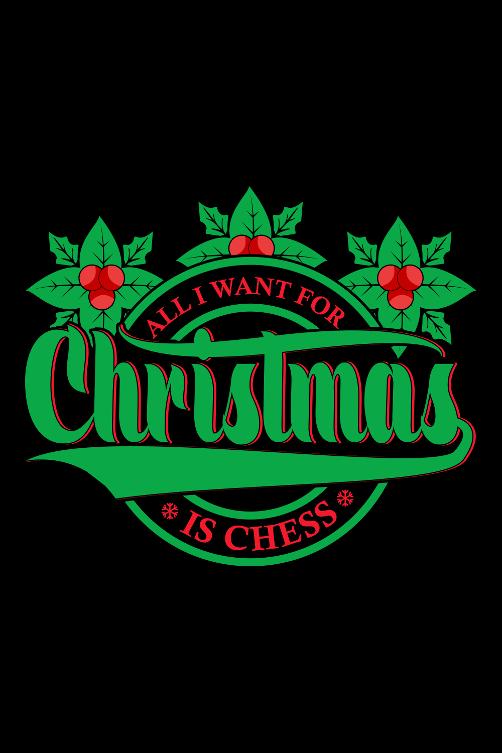 Best Christmas T-Shirt Design preview image.