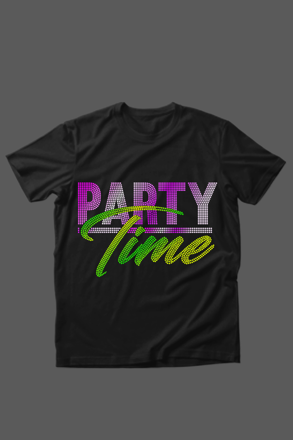 Party Time Rhinestone Templates Design pinterest image.