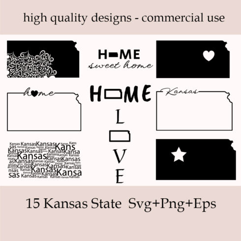 Kansas State SVG Bundle.