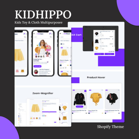 kidhippo - Kids Toy & Cloth Multipurpose Shopify Theme.