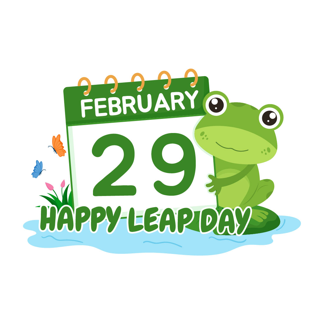 Happy Leap Day Illustration cover image.