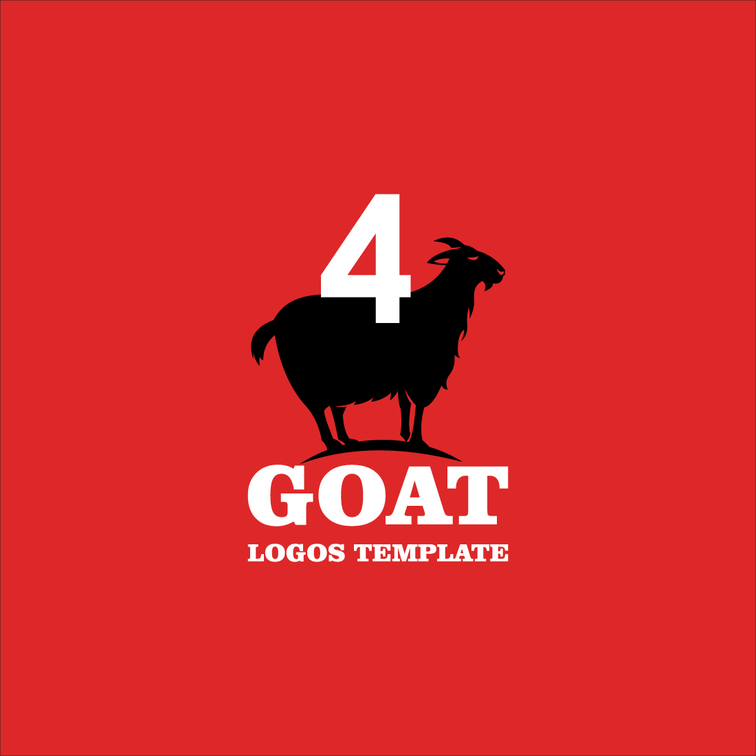 Goat Animal Logo Design cover image.