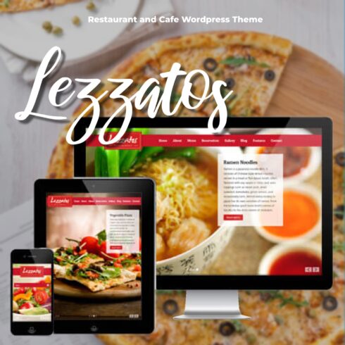 Lezzatos - Restaurant and Cafe Wordpress Theme.