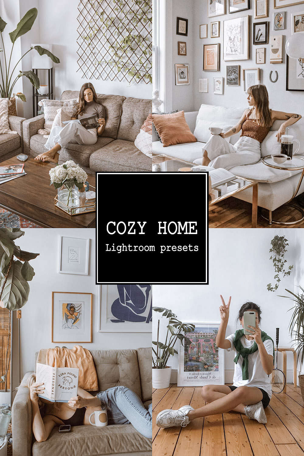 Cozy Home Presets pinterest image.
