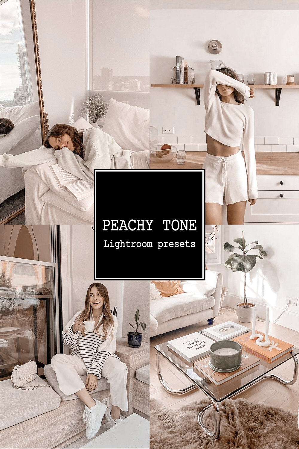 Peachy Tone Lightroom Presets pinterest image.