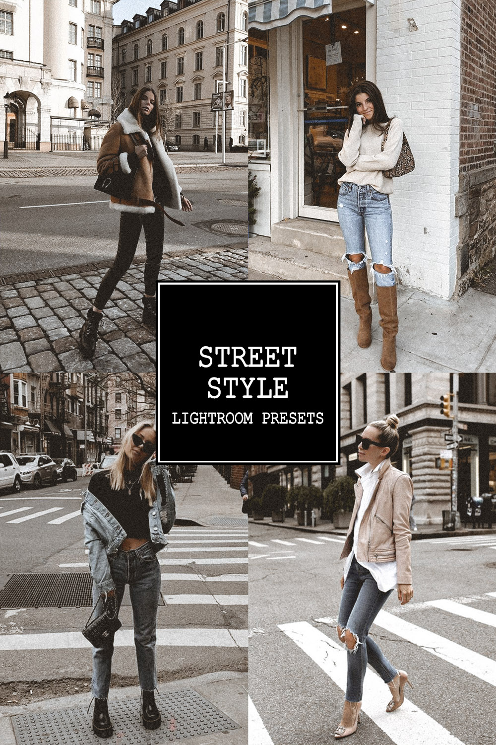 Lightroom Presets Street Style Mobile and Desktop pinterest image.