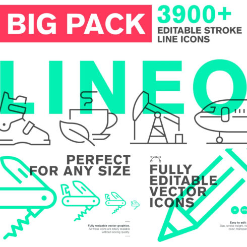 Lineo Big Pack - 3900+ Icons.