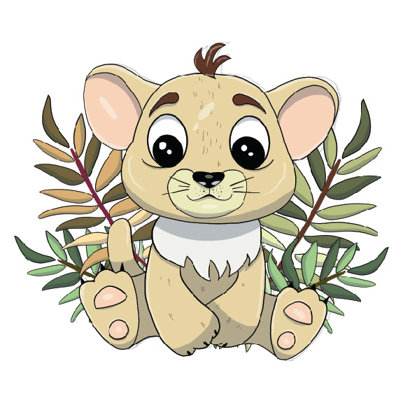 Baby Lion Character preview image.
