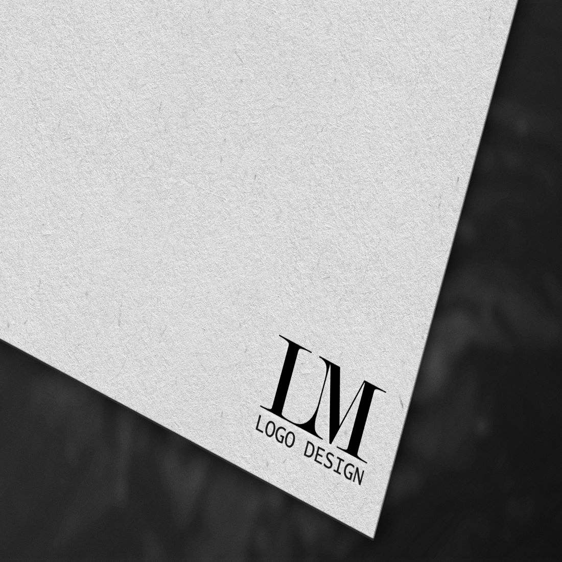 Minimal LM Letter Logo cover image.