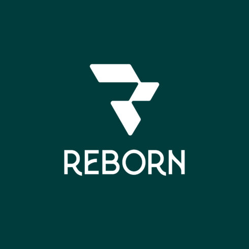 Modern R Monogram Logo.