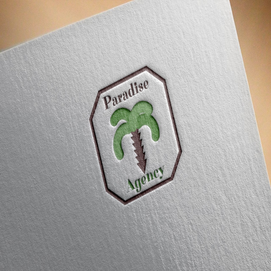 Travel Paradise Agency Logo Design cover image.