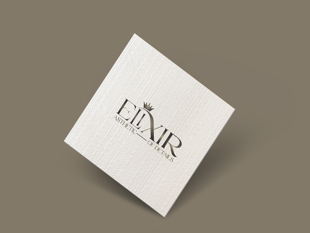 Minimalist Double Sided Business Card logo preview.