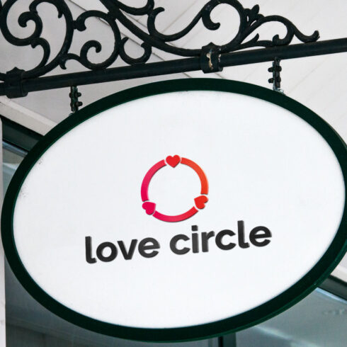Clean Love Circle Logo Design cover image.