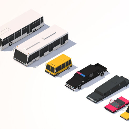 Low Poly City Cars Asset Pack 2.