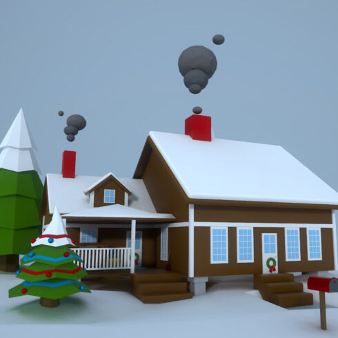 Low Poly House.