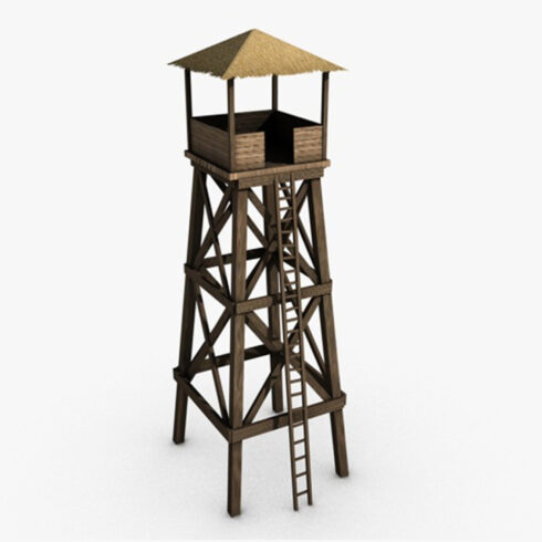 Low Poly Watchtower.