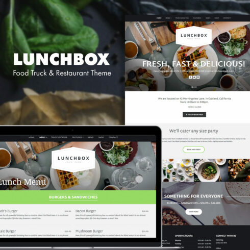 Lunchbox - Food Truck & Restaurant Theme.