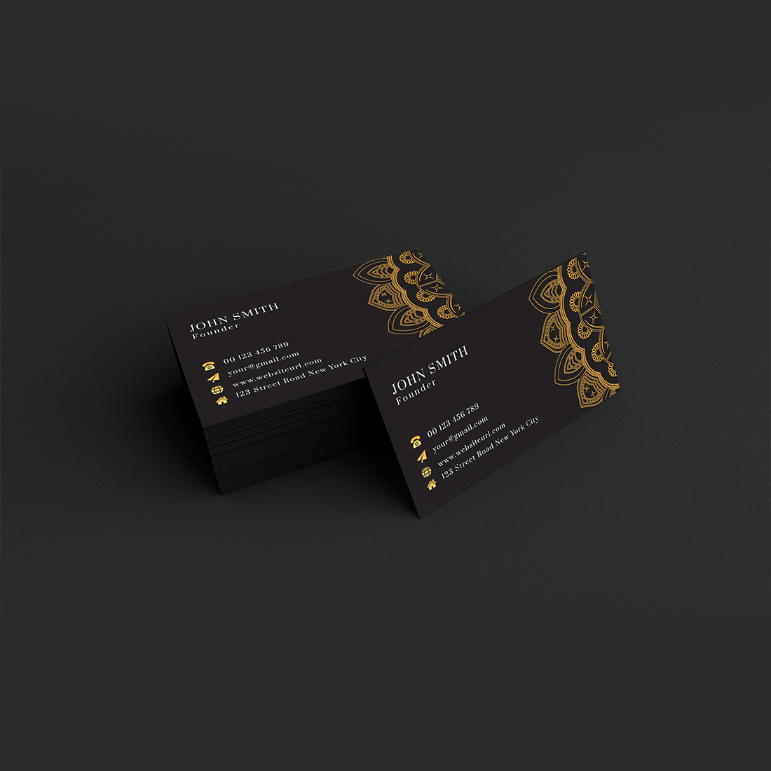 Luxury Business Card And Visiting Card Template Design cover image.