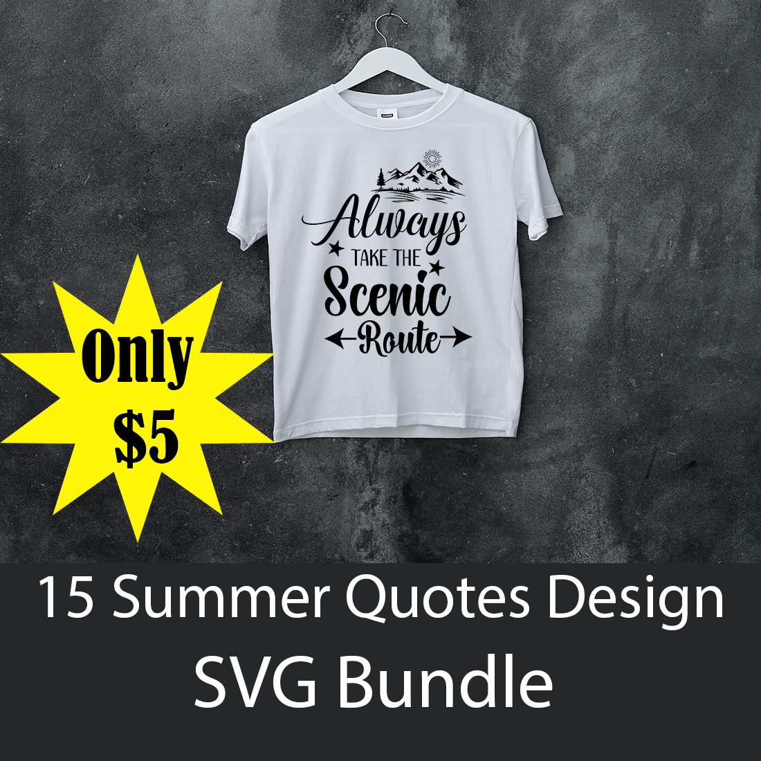 15 Summer Quotes Design SVG Bundle main cover.