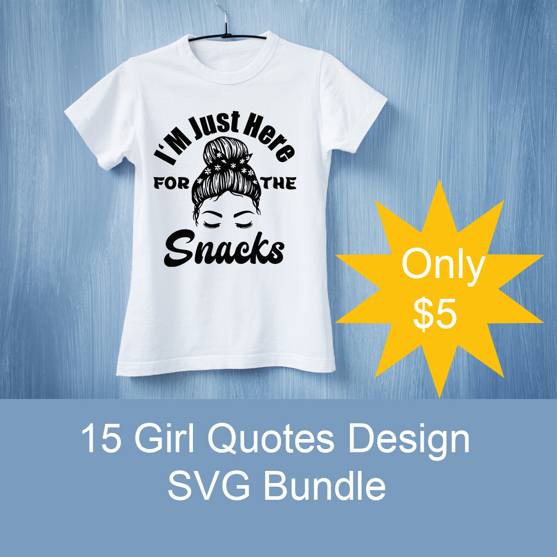 15 Girl Quotes Design SVG Bundle main cover.