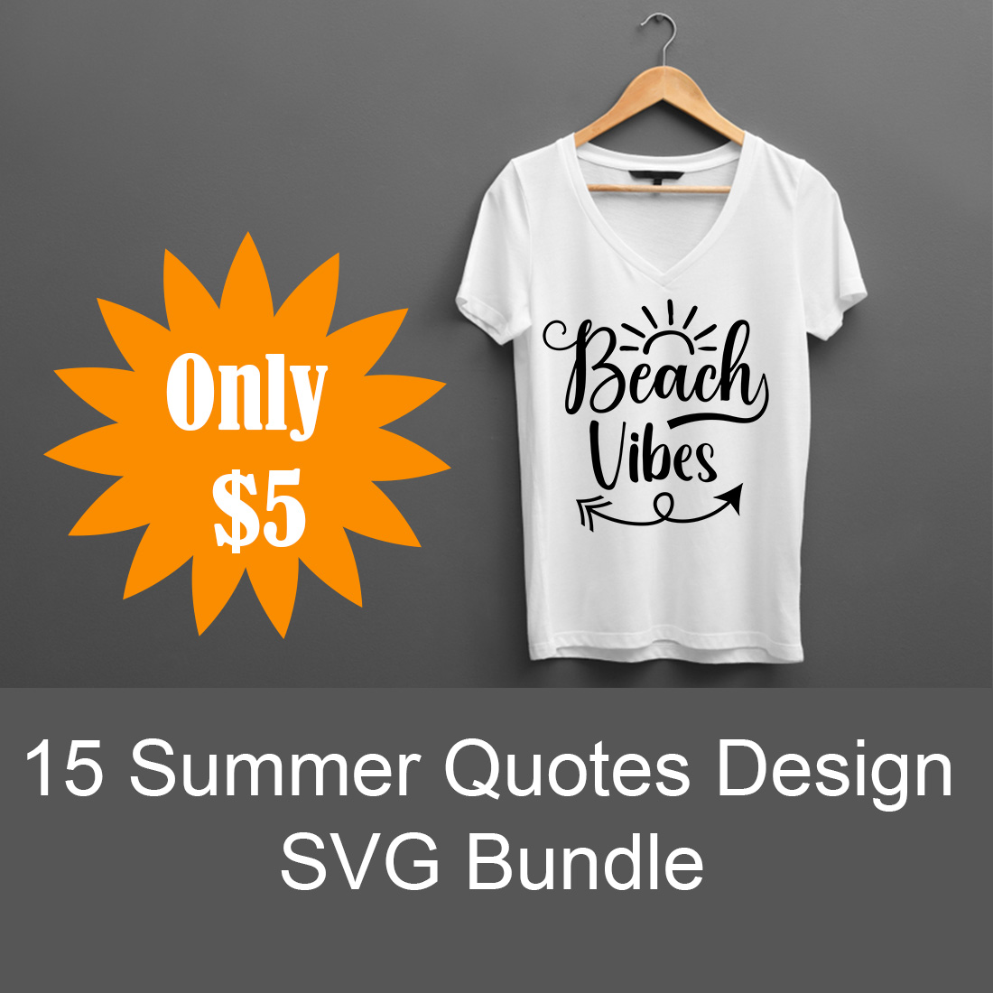 15 Summer Quotes Design SVG Bundle cover image.