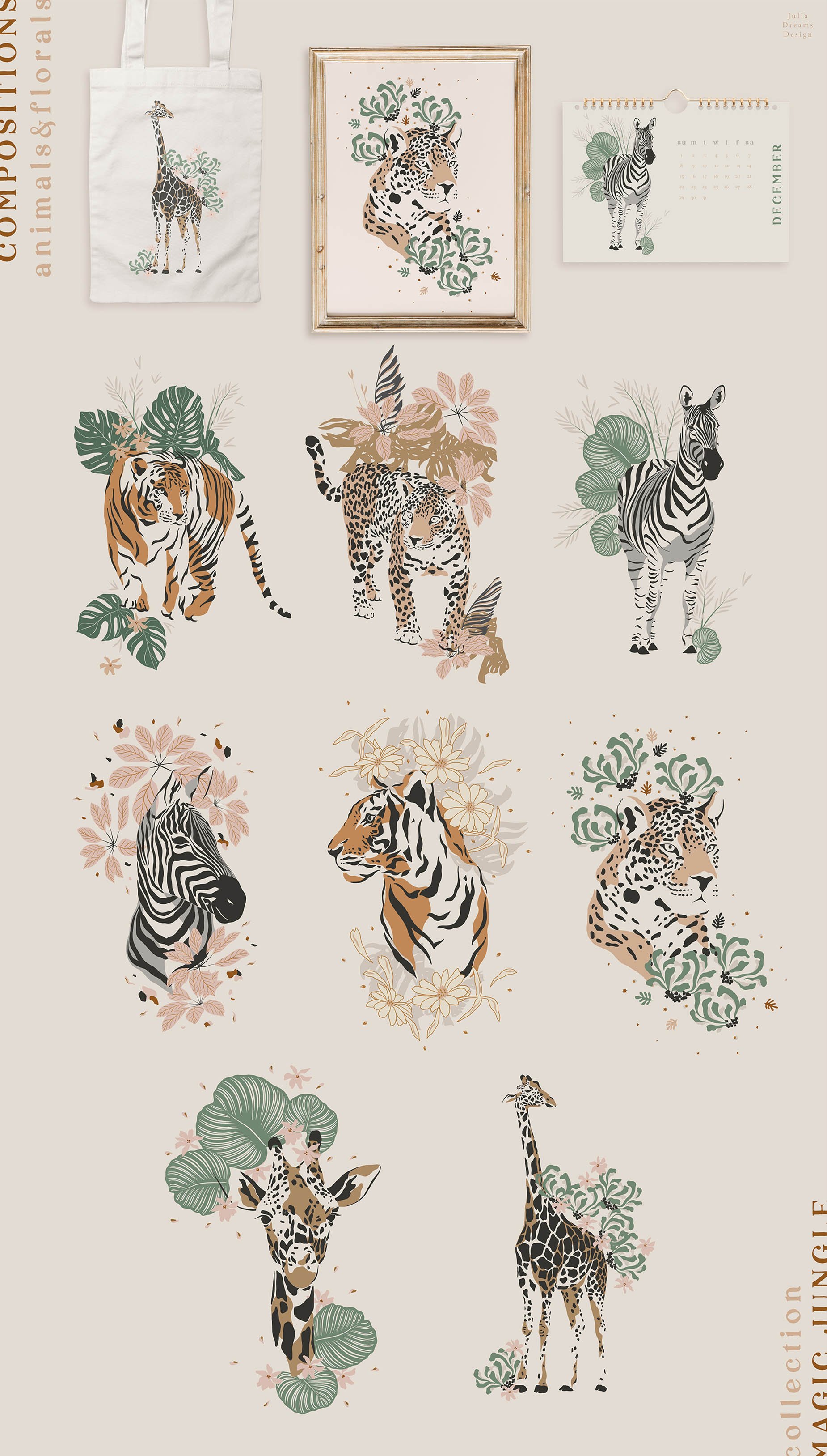 Use these animals illustrations for your ideas.