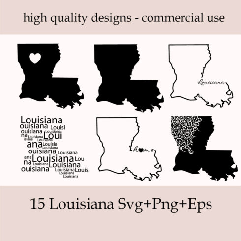 Louisiana SVG Bundle.