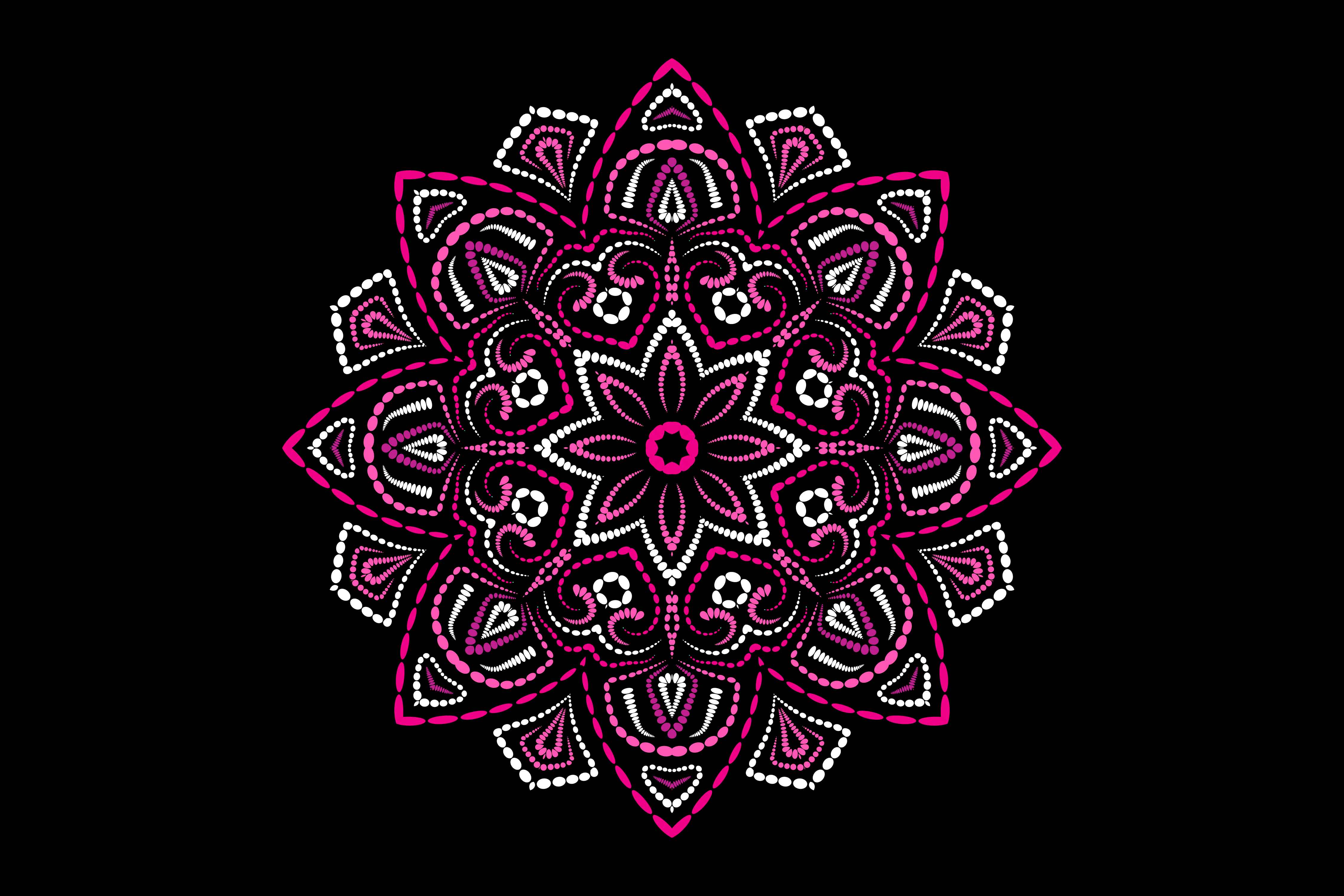 Enchanting image of a geometric mandala