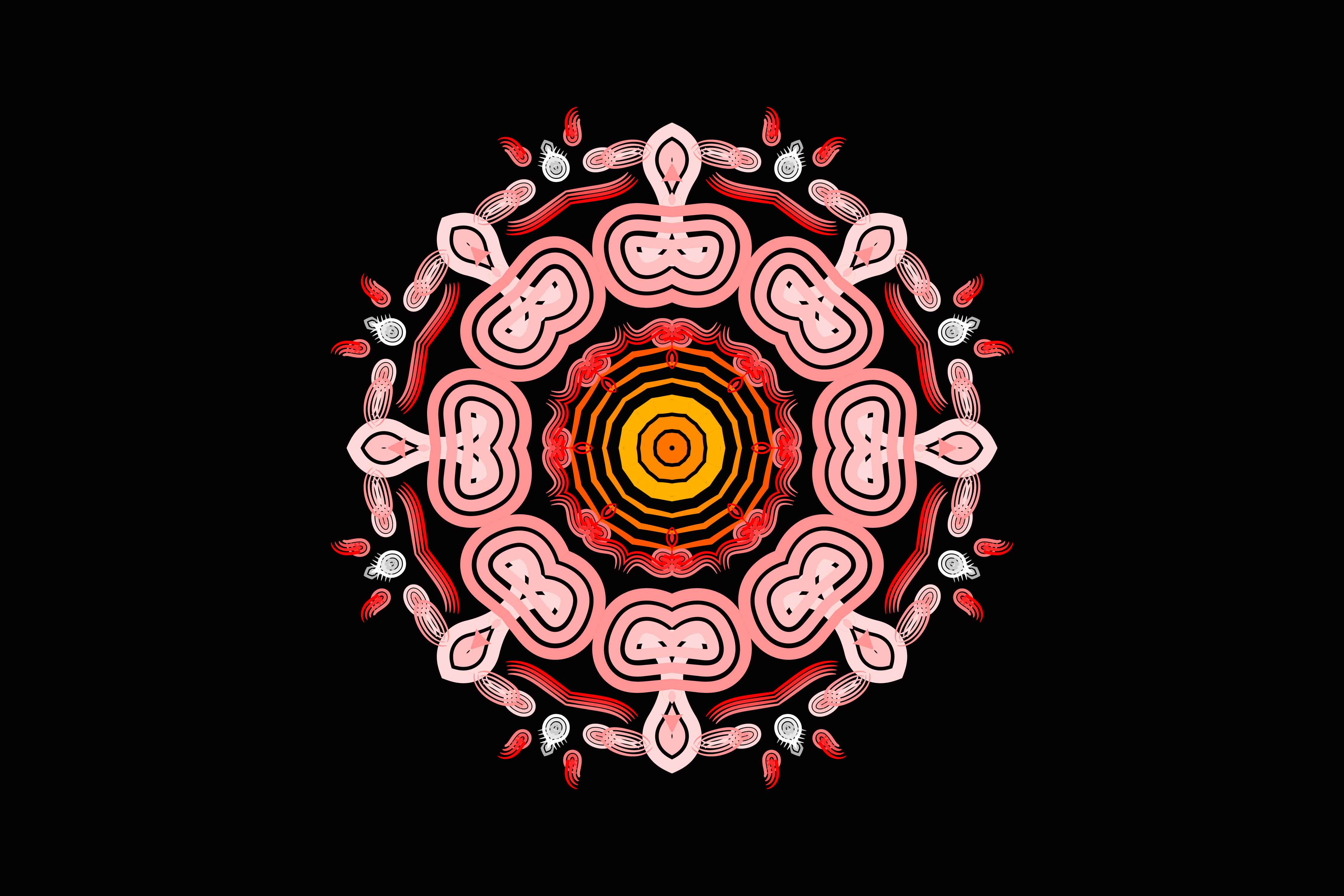 Beautiful image of geometric mandala