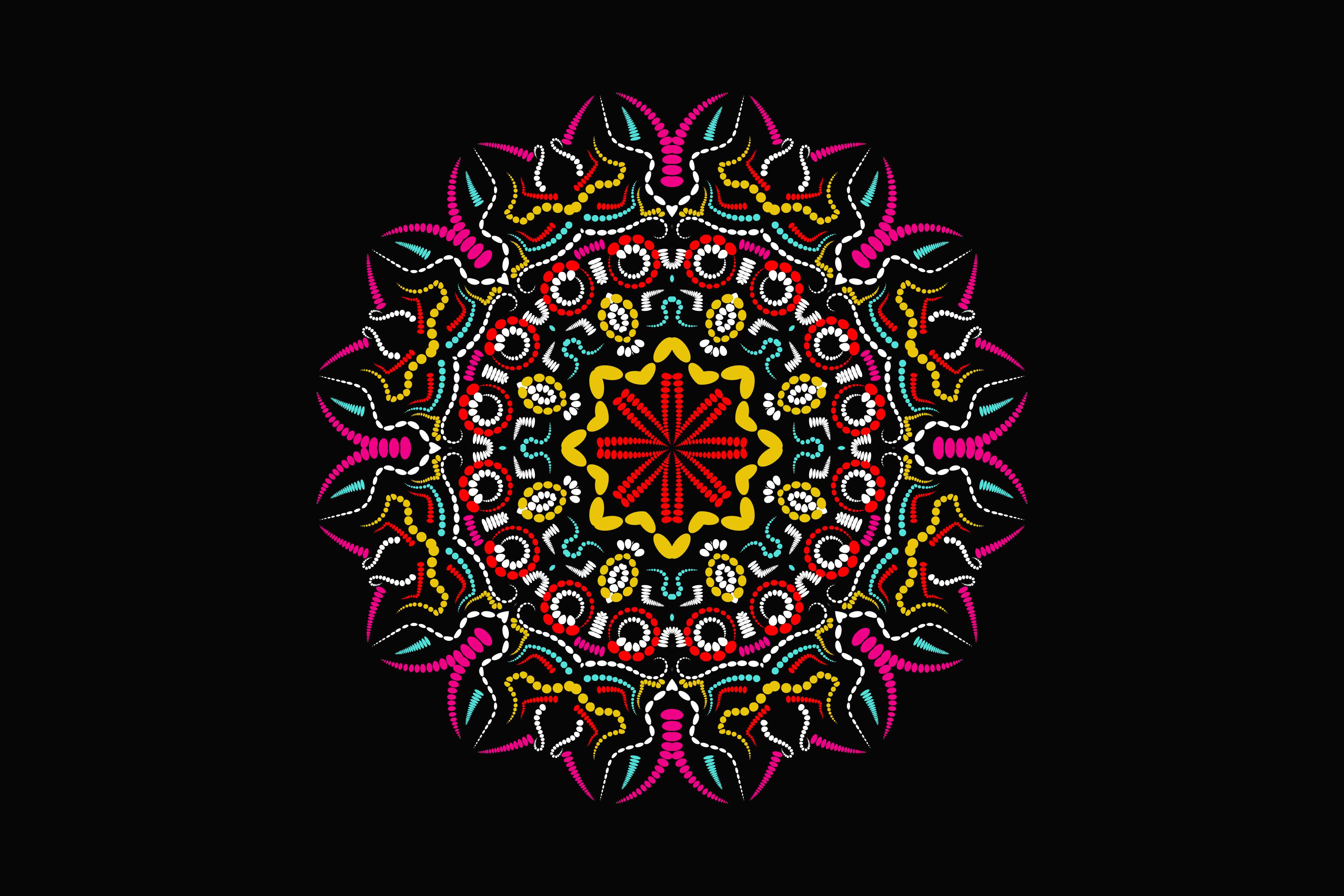 Wonderful image of geometric mandala