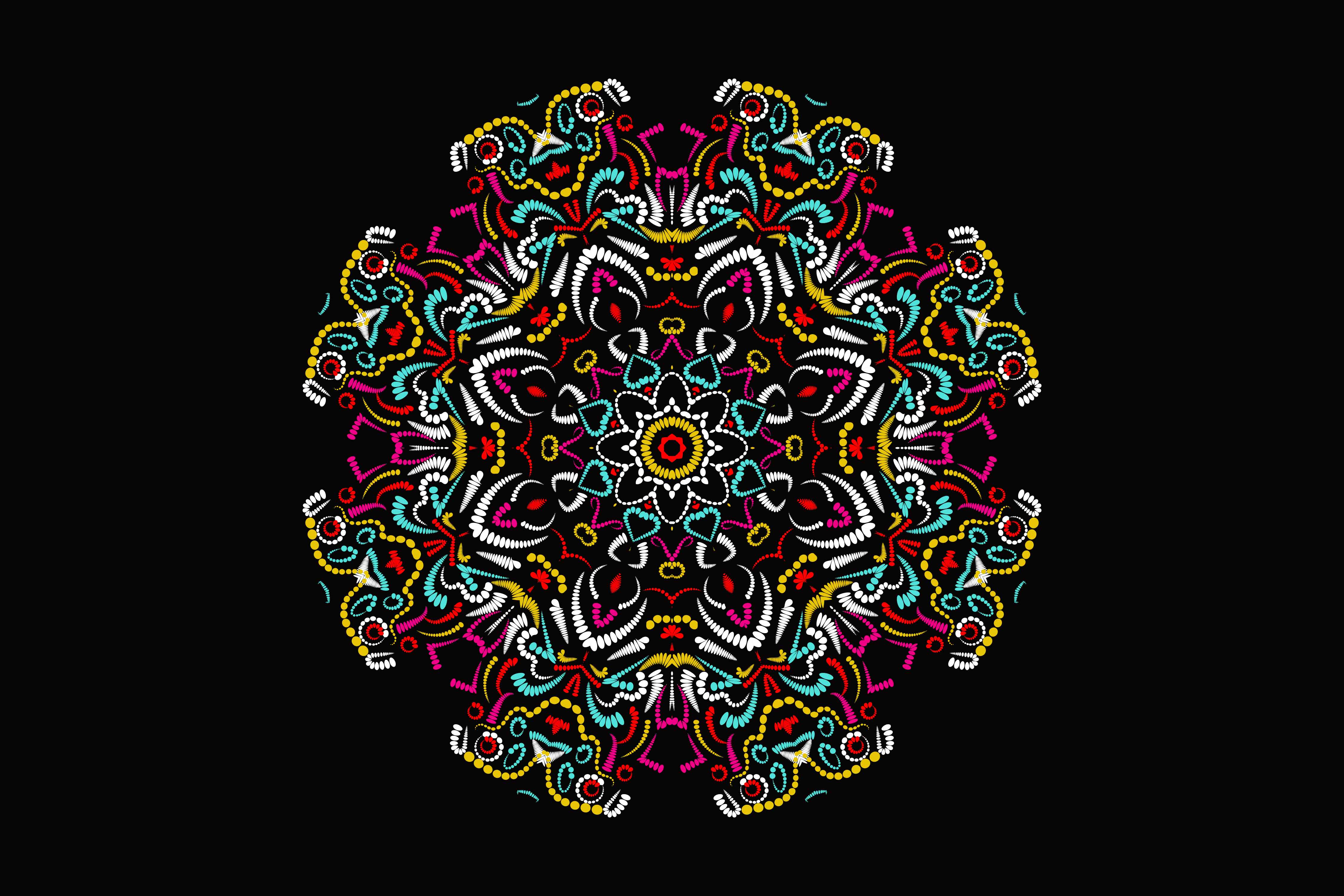 Wonderful image of geometric mandala